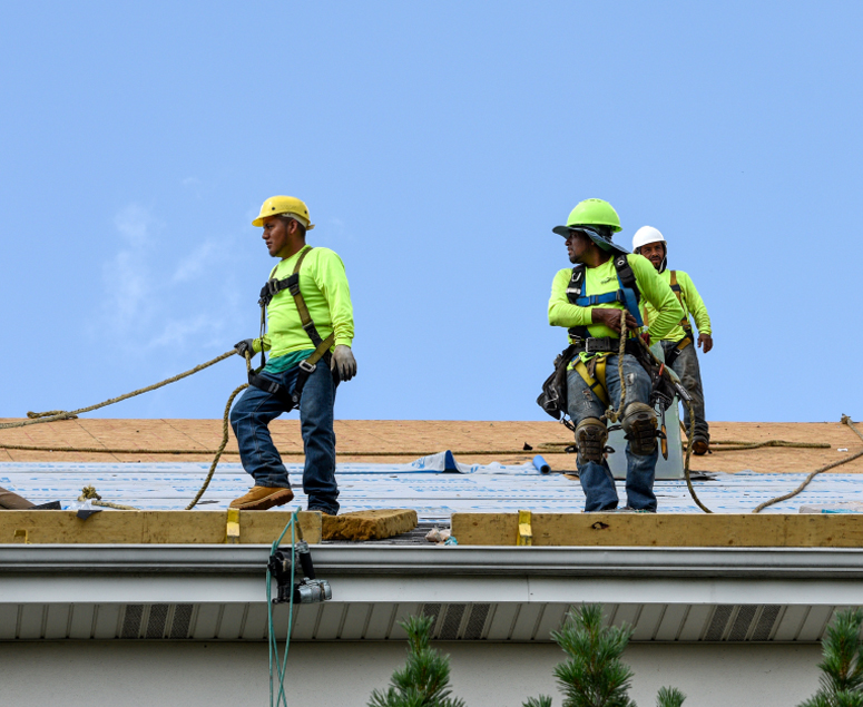 Big Fish Contracting Roofing Crew