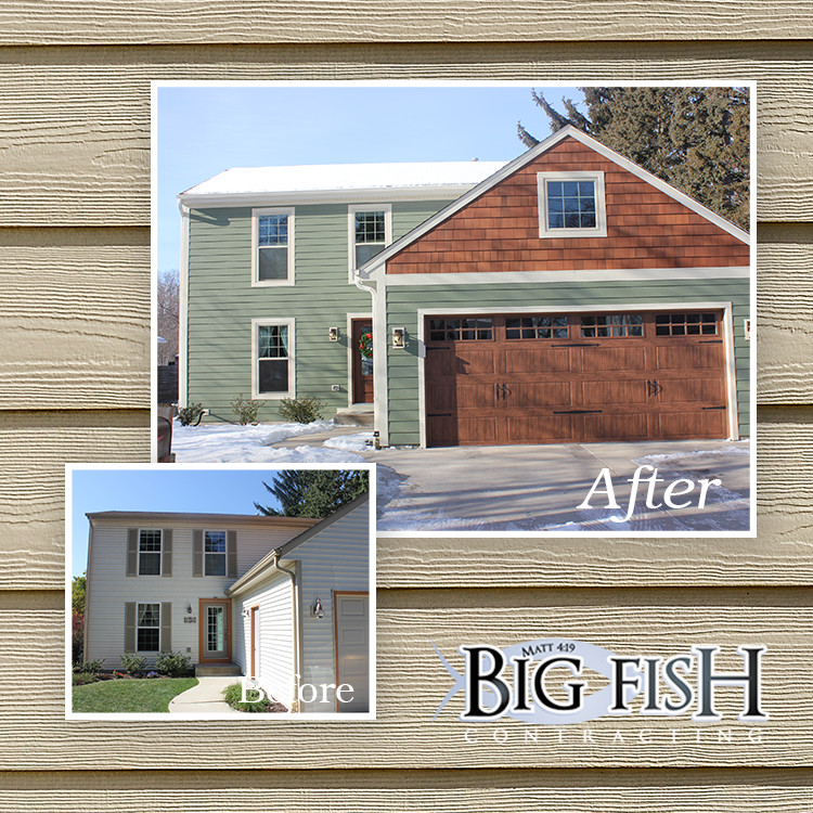 Tuscan olive siding